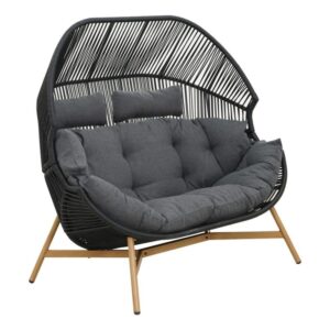Viviana Rattan Double Armchair